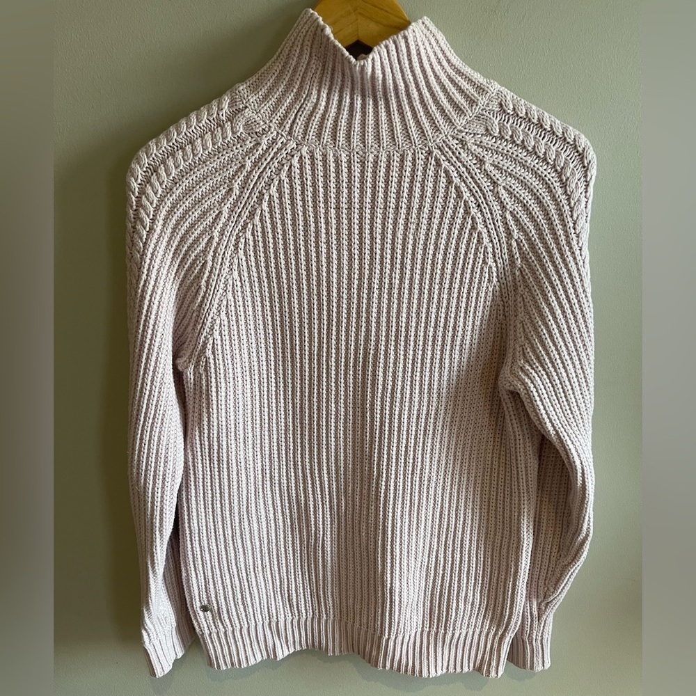 Lululemon bring the cozy turtle neck cotton blend sweater size 4 - Picture 5 of 8